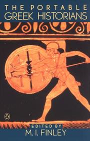 Cover of: The Portable Greek Historians by M. I. Finley