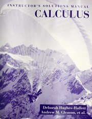 Cover of: Calculus by Deborah Hughes-Hallett, Andrew M. Gleason