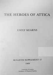 Cover of: The heroes of Attica by Emily Kearns
