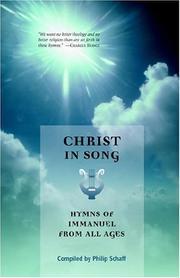 Cover of: Christ in Song by Philip Schaff