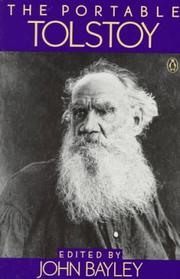 Cover of: The Portable Tolstoy