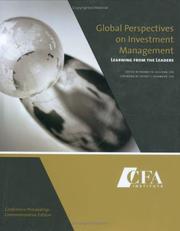 Cover of: Global Perspectives on Investment Management by Rodney N. Sullivan