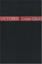 Cover of: October: poetry