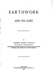 Cover of: Earthwork and Its Cost