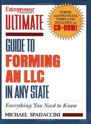 Cover of: Entrepreneur Magazine's Ultimate Guide to Forming an LLC in Any State (Ultimate Guide Series)