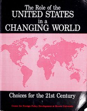 Cover of: Role of U. S. in a Changing World