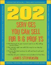 Cover of: 202 services you can sell for big profits! by Stephenson, James