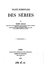 Cover of: Traité élémentaire des séries
