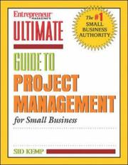 Cover of: Ultimate guide to project management for small business