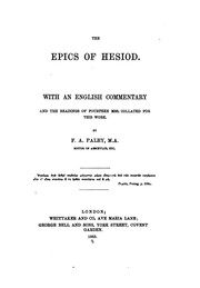 Cover of: The epics of Hesiod.