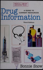 Cover of: Drug information by Bonnie Snow
