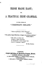 Cover of: Irish made easy by Martin A. O'Brennan