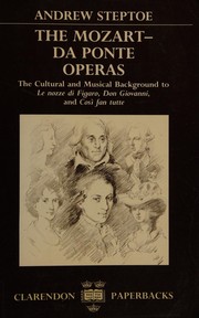 Cover of: The Mozart-Da Ponte operas by Andrew Steptoe