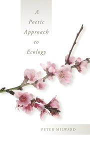 Cover of: A Poetic Approach to Ecology by Peter Milward
