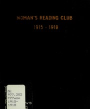 Cover of: The Woman's Reading Club by Woman's Reading Club (Fort Wayne, Ind.)