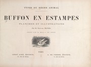 Cover of: Types du règne animal. Buffon en estampes by Edouard Traviés