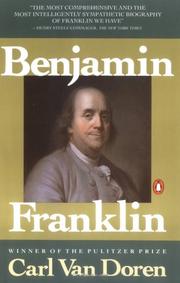 Cover of: Benjamin Franklin by Carl Van Doren