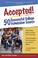 Cover of: Accepted! 50 Successful College Admission Essays