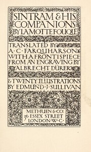 Cover of: Sintram & his companions by La Motte-Fou Freiherr de