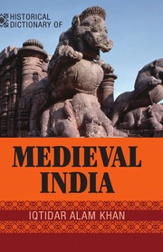 Cover of: Historical dictionary of medieval India