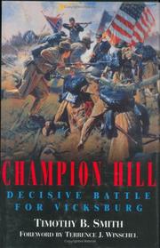 Cover of: Champion Hill: Decisive Battle for Vicksburg