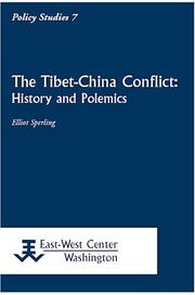 Cover of: The Tibet-China Conflict: History and Polemics