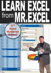 Cover of: Learn Excel from Mr. Excel: 277 Excel Mysteries Solved