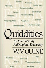 Cover of: Quiddities by Willard Van Orman Quine