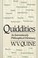 Cover of: Quiddities