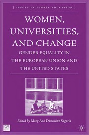 Cover of: Women, universities, and change: gender equality in the European Union and the United States