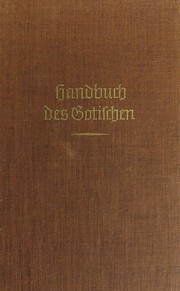 Cover of: Handbuch des Gotischen