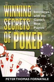 Cover of: Winning Secrets of Poker: Interviews with the Game's Best Players