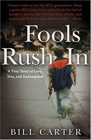 Cover of: Fools rush in by Carter, Bill