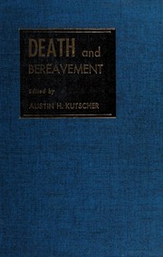 Cover of: Death and bereavement