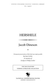 Hershele by Jacob Dinesohn