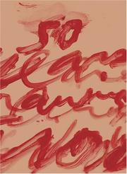 Cover of: Cy Twombly by Roland Barthes, Simon Schama, Cy Twombly