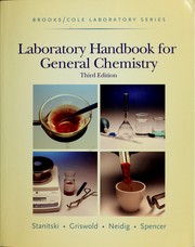 Cover of: Laboratory handbook for general chemistry by Conrad L. Stanitski ... [et al.].