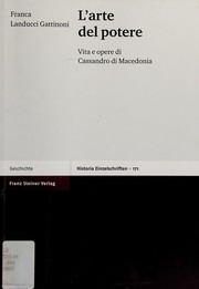 Cover of: L' arte del potere by Franca Landucci Gattinoni