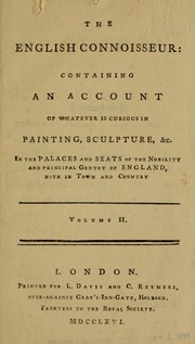 Cover of: The English connoisseur by Thomas Martyn
