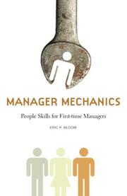 Cover of: Manager Mechanics: People Skills for First-Time Managers (Capital Business) (Capital Business)