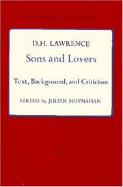 Cover of: Sons and lovers | D. H. Lawrence