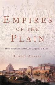 Cover of: Empires of the Plain by Lesley Adkins, Lesley Adkins