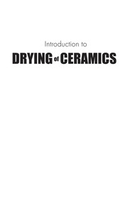 Cover of: Introduction to drying of ceramics by Denis A. Brosnan