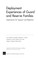 Cover of: Deployment experiences of Guard and Reserve families