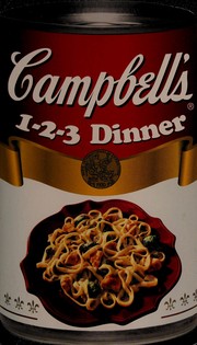 Cover of: Campbell's 1-2-3 dinner