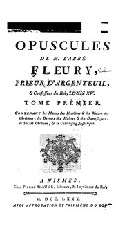 Cover of: Opuscules