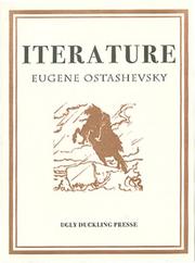 Cover of: Iterature | Eugene Ostashevsky