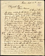 [Letter to] Elizabeth Pease, Dear Friend by Maria Weston Chapman
