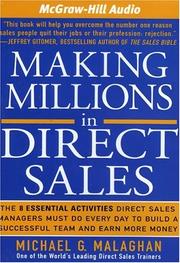 Cover of: Making Millions in Direct Sales by Michael G. Malaghan