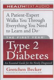 Cover of: The First Year Type 2 Diabetes | Gretchen Becker